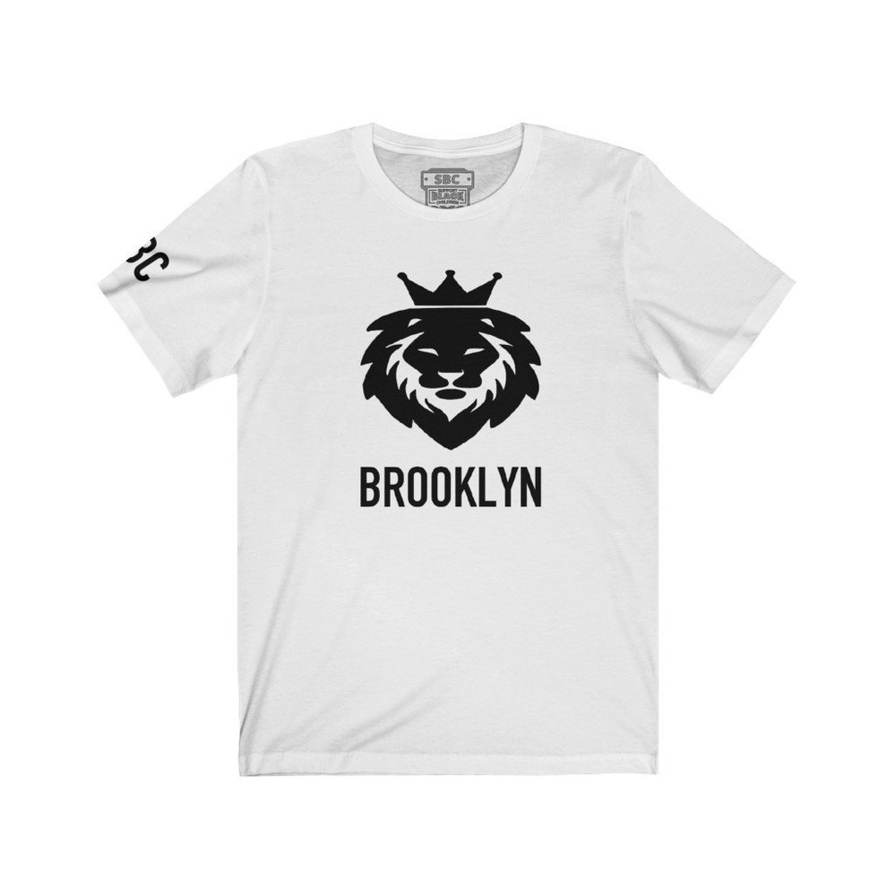 SBC Brooklyn Lion Short Sleeve White Tees